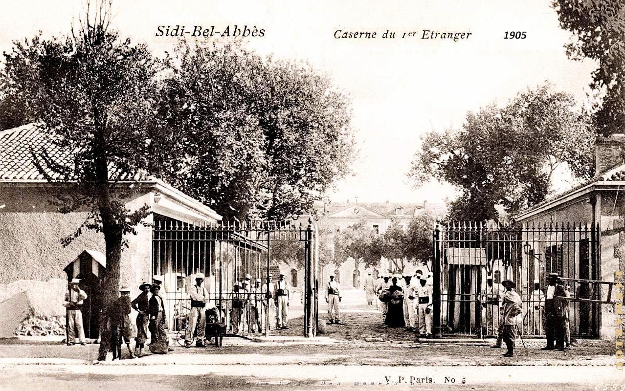3086- Sidi-Bel-Abbes - Legion - Caserne 1er Etranger - 1905.jpg.jpg